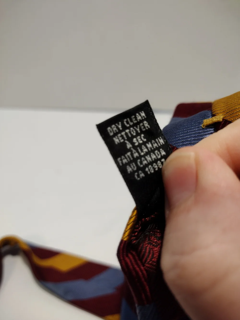 Dion Signature Striped Silk Tie